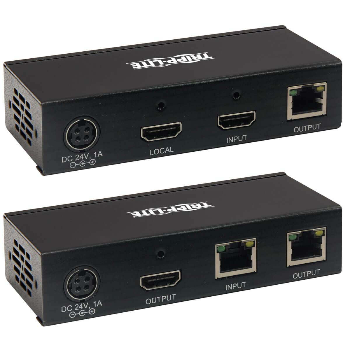 Tripp Lite HDMI Over Cat6 Extender Kit Transmitter Receiver Repeater 4K60Hz (B127A-111-BHTH)