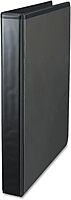 Universal 30711 Push-Open Deluxe Plus D-Ring View Binder, 1-Inch Capacity, 8-1/2 x 11, Black