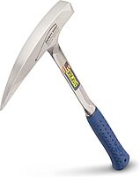 ESTWING Rock Pick 22 oz Geology Hammer with Pointed Tip & Shock Reduction Grip