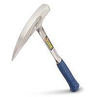 ESTWING Rock Pick 22 oz Geology Hammer with Pointed Tip & Shock Reduction Grip