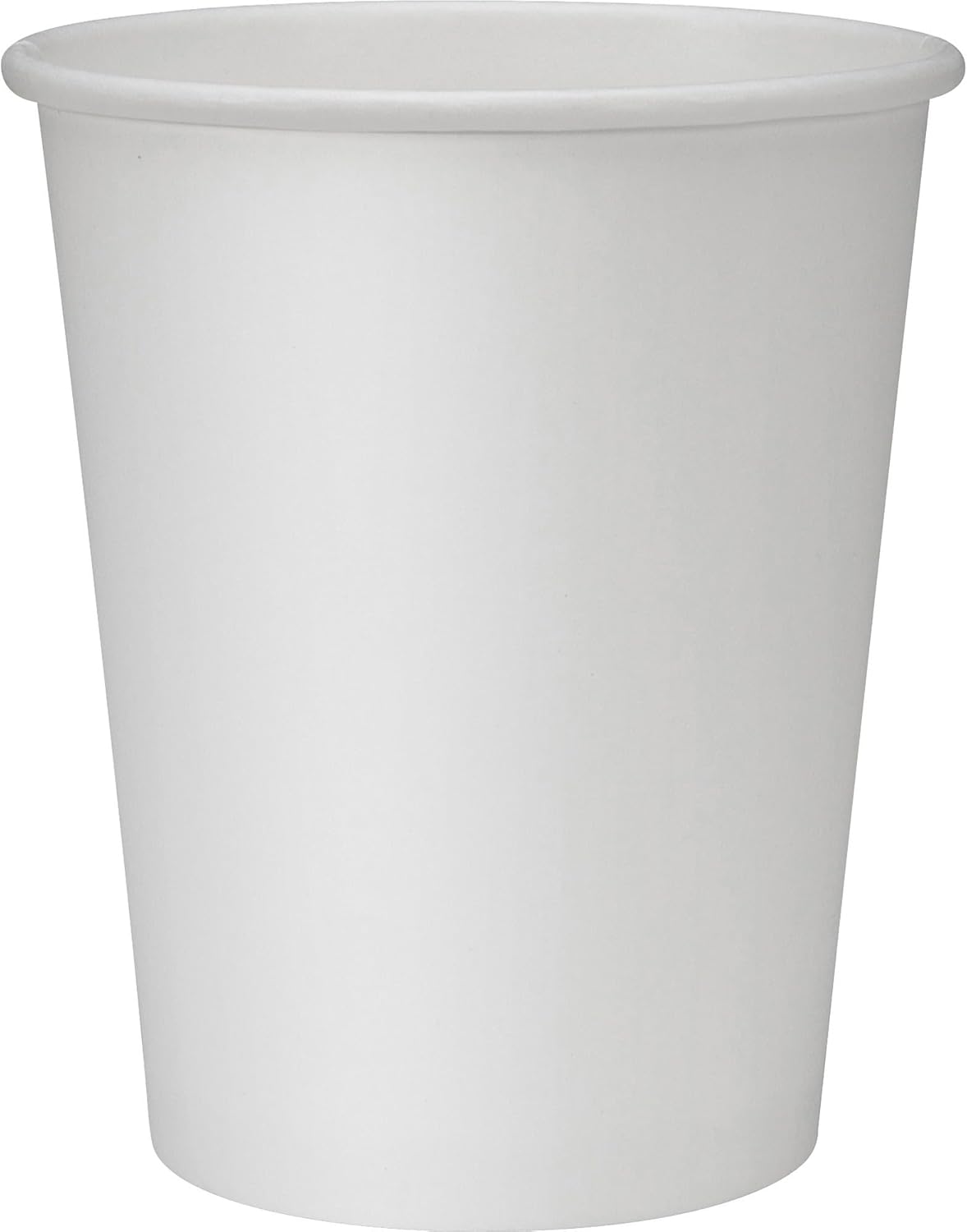Genuine Joe GJO19045PK Polyurethane-Lined Single-Wall Disposable Hot Cup, 8-Ounce Capacity, White (Pack of 50)