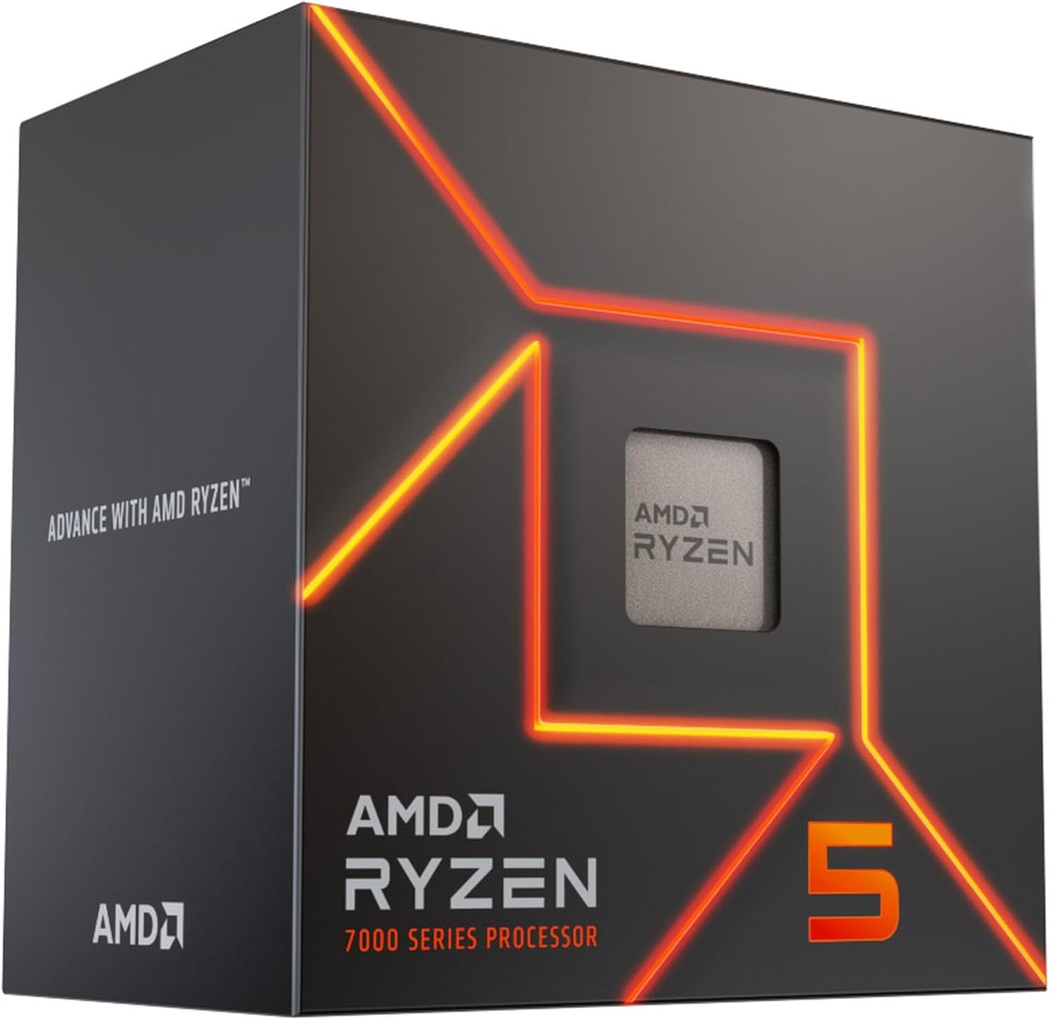 AMD Ryzen 5 7600 6-Core, 12-Thread Unlocked Desktop Processor