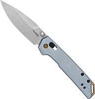 Kershaw Mini Iridium Folding Pocket Knife, 3-inch D2 Steel, DuraLock, Aluminum Handle
