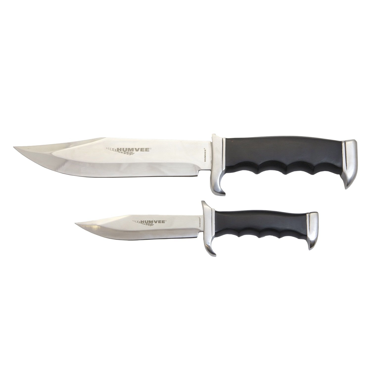 Humvee HMV-BC-02-BK Bowie Knife Combo Set with Stainless Steel Blade, Black