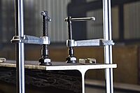 BESSEY SQ-12, 12 In., 2660 Nominal Clamping Force, All Steel clamp, Heavy duty pad