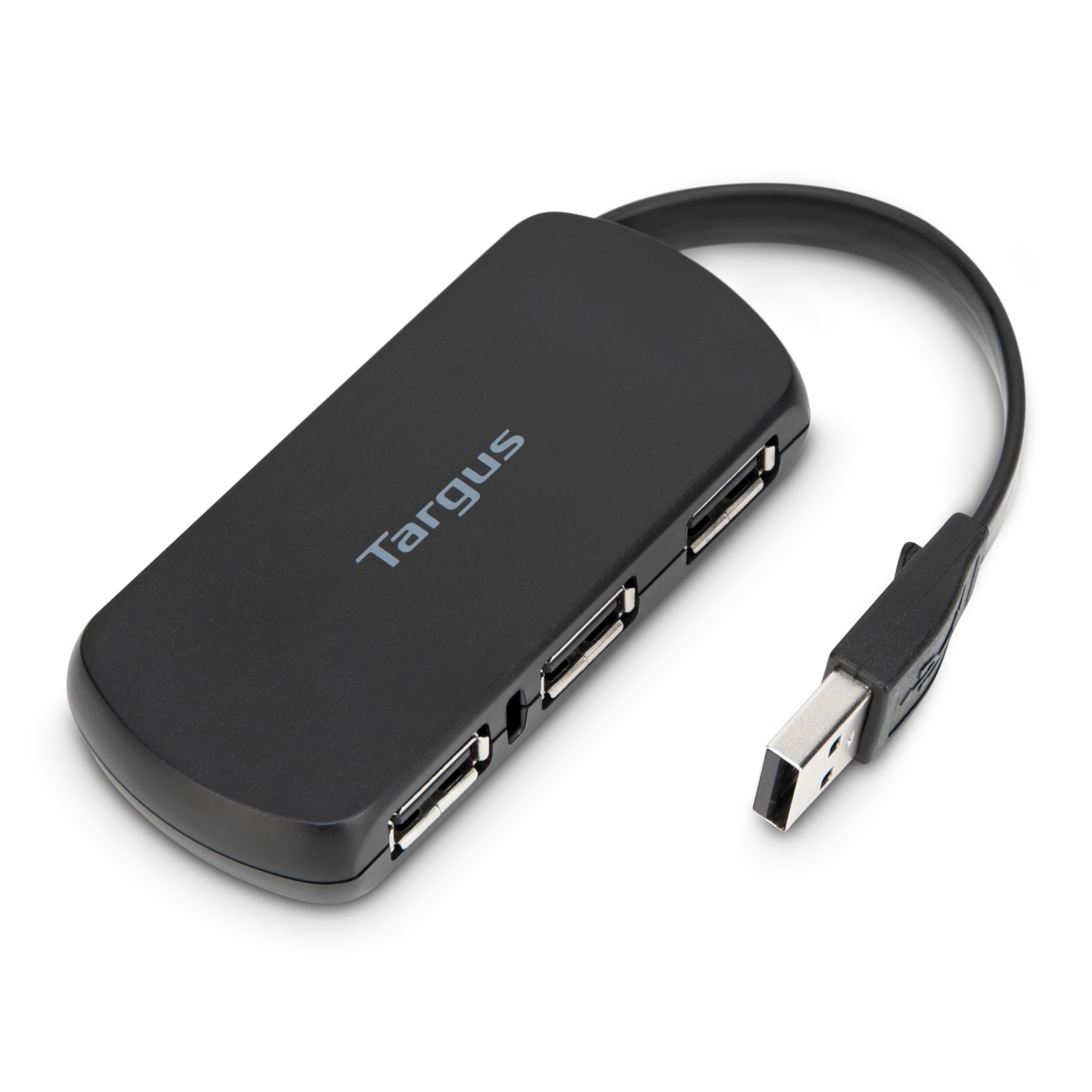 Targus 4-Port USB 2.0 Hub, Black - Compatible with PC and Mac, Sleek and Travel Friendly (ACH114US)