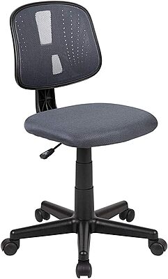 Flash Furniture Flash Fundamentals Mesh Mid-Back Swivel Task Office Chair with Pivot Back