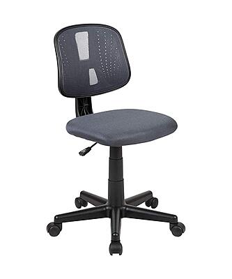 Flash Furniture Flash Fundamentals Mesh Mid-Back Swivel Task Office Chair with Pivot Back
