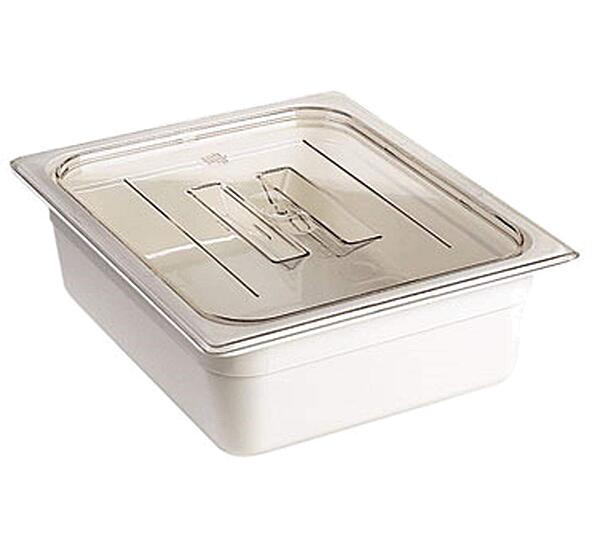 Cambro Camwear Food Pan Lid 1/1 Cover with Handle, Clear