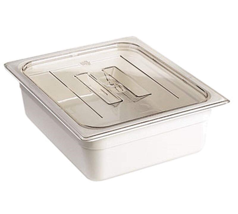 Cambro Camwear Food Pan Lid 1/1 Cover with Handle, Clear