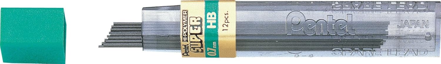 Pentel Super Hi-Polymer HB Lead Refills