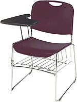 National Public Seating 8500 Stack Chair - Navy Blue