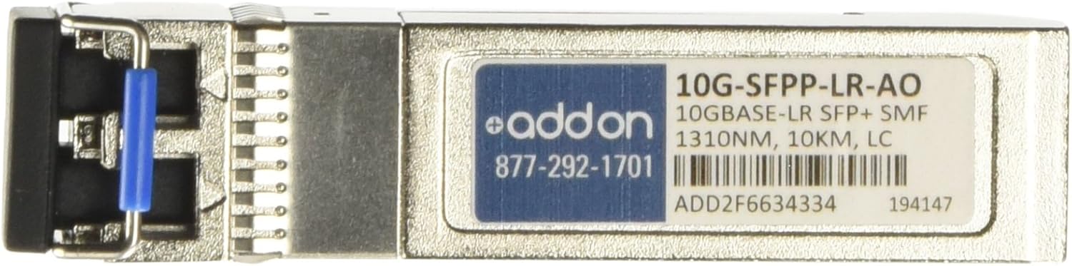 Brocade Compatible TAA Compliant 10GBase-LR SFP+ Transceiver (10G-SFPP-LR-AO)