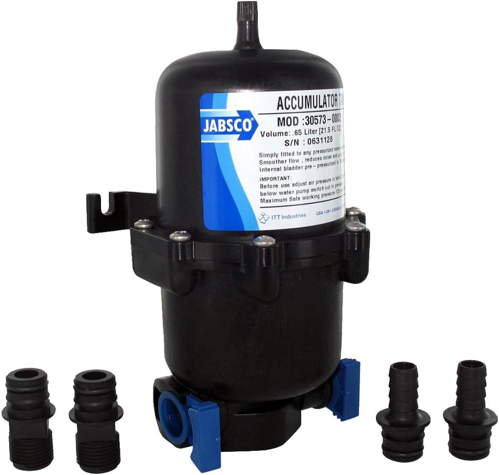 Jabsco .65L Mini Accumulator Tank w/Internal Bladder