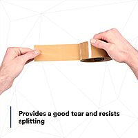3M Scotch Box Sealing Tape 371 Tan, 48 mm x 50 m (Case of 36)