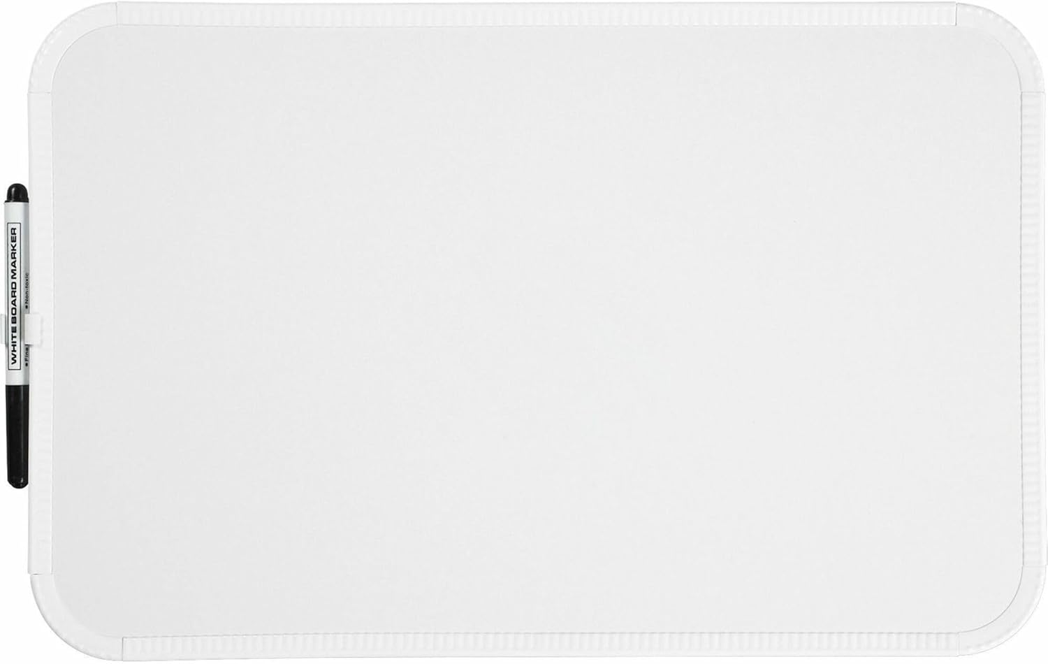 Sparco Mini Melamine Dry-Erase Whiteboard, 17in x 11in, White Finish Frame
