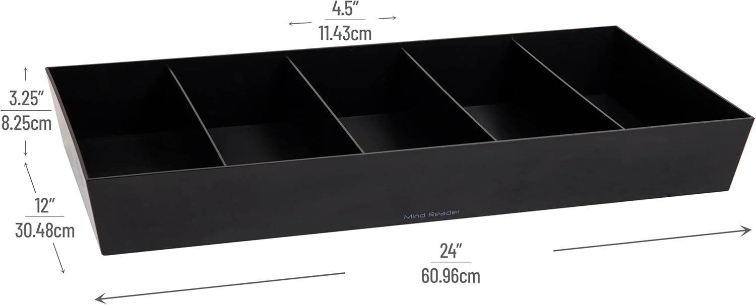MIND READER Snack Tray Countertop Organizer