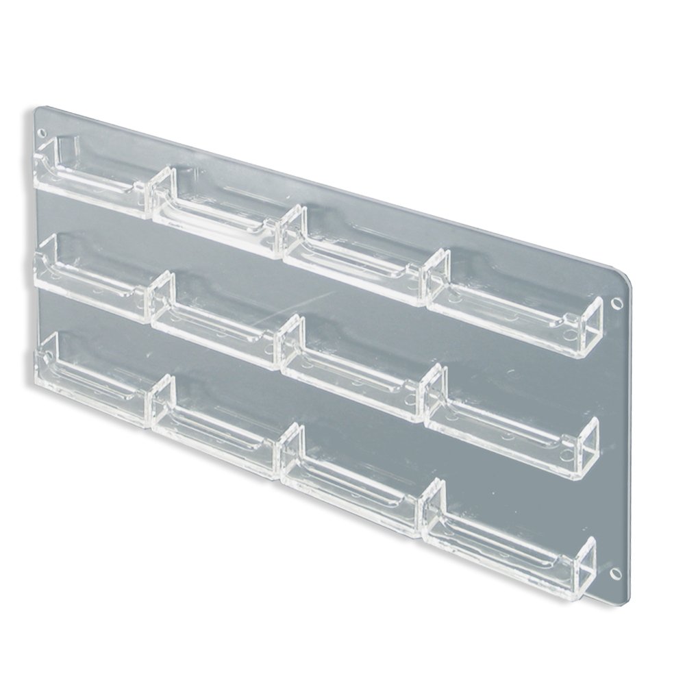 Azar Displays Business And Gift Card Holders, Wall Mount, Clear, Pack Of 2