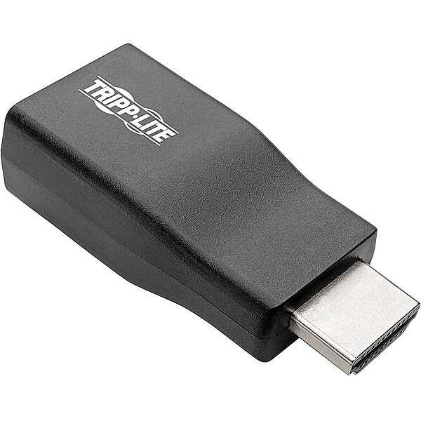 Tripp Lite HDMI to VGA Adapter Converter with 3.5mm Audio, Compact M/F 1080p @60Hz 1920 x 1200 (P131-000-A)