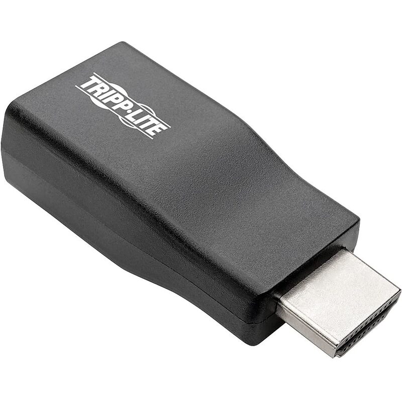 Tripp Lite HDMI to VGA Adapter Converter with 3.5mm Audio, Compact M/F 1080p @60Hz 1920 x 1200 (P131-000-A)