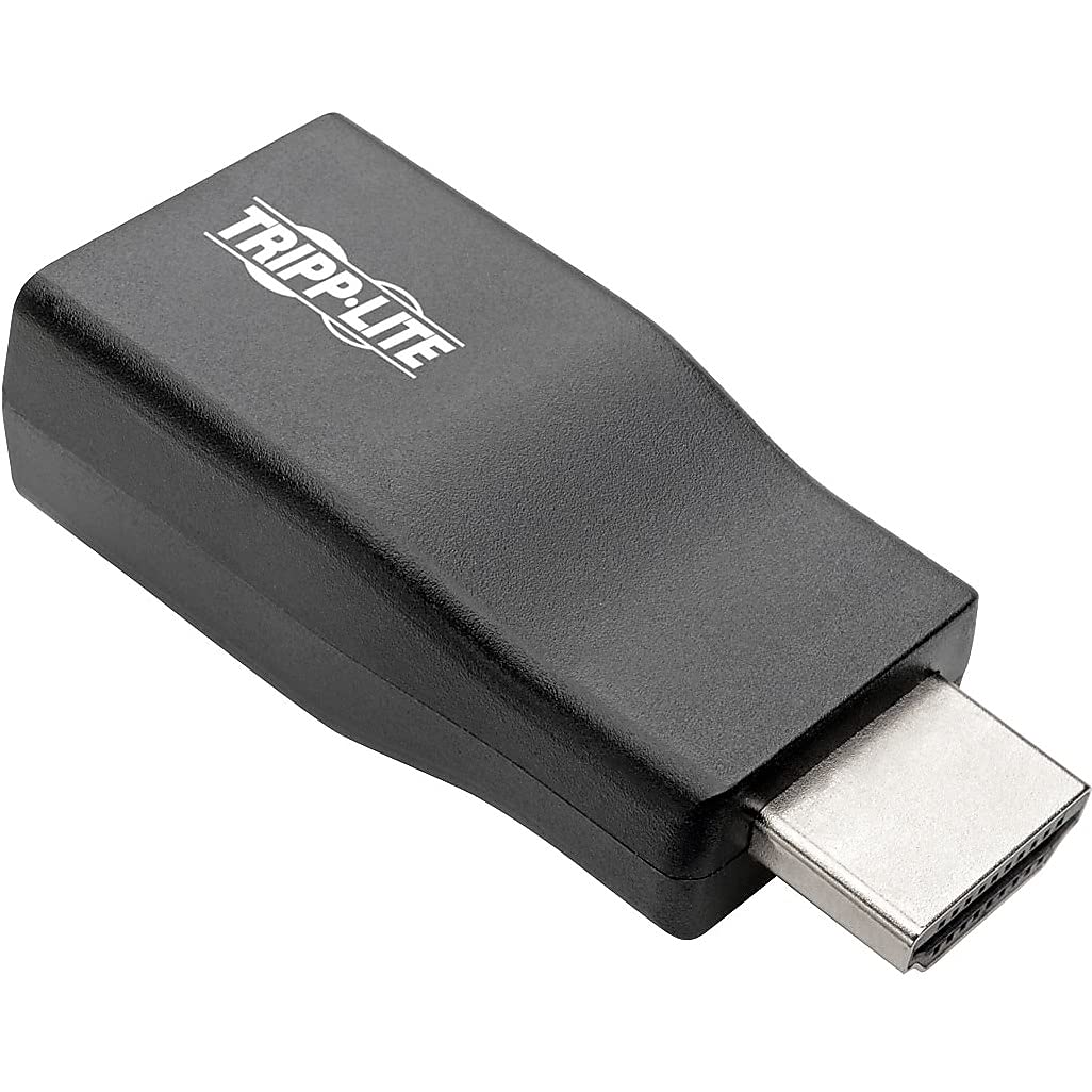 Tripp Lite HDMI to VGA Adapter Converter with 3.5mm Audio, Compact M/F 1080p @60Hz 1920 x 1200 (P131-000-A)