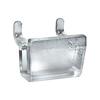 Azar Displays 700021 1.25" W x 0.5" D x 0.75" H Plastic U-Hook (20 Pack)