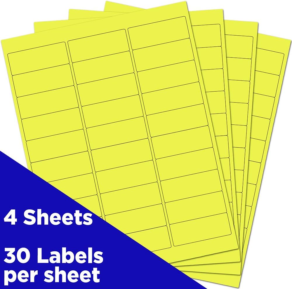 JAM PAPER Mailing Address Labels - Self-Adhesive Rectangular