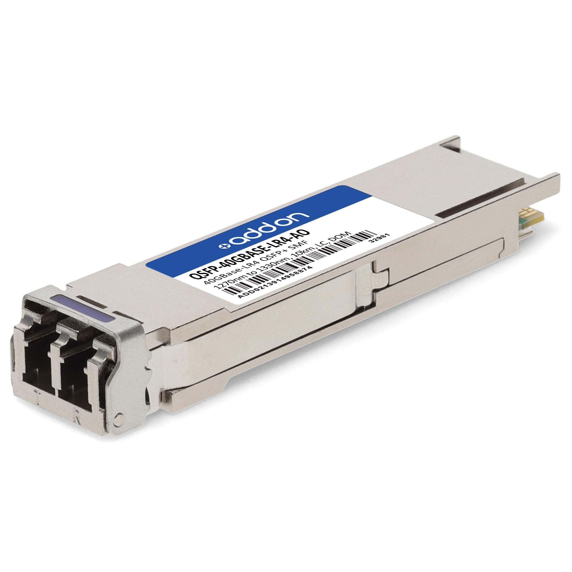 ADDON MSA Compliant 40GBASE-LR4 QSFP+ Transceiver (10km, LC, DOM)