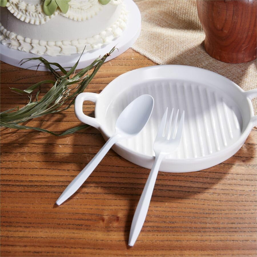 Genuine Joe Individually Wrapped Disposable Plastic Spoon - 1000/Carton