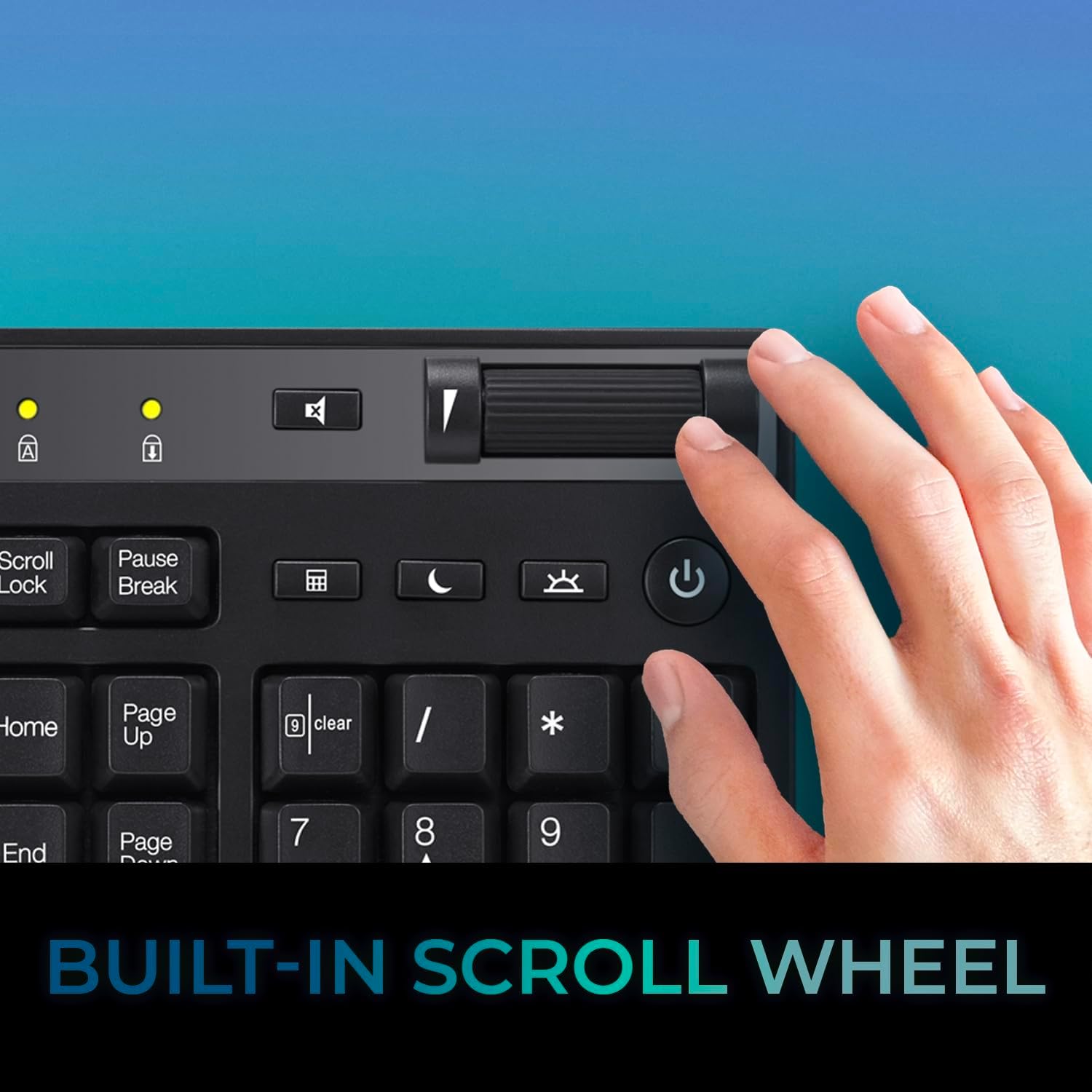 EasyTouch 445 Multi-Channel Wired Touchpad Keyboard, Black (AKB-445UB)