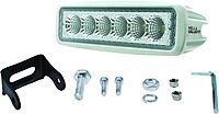 HELLA 357203051 ValueFit White Mini Light Bar (6 LED Flood beam)