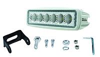 HELLA 357203051 ValueFit White Mini Light Bar (6 LED Flood beam)