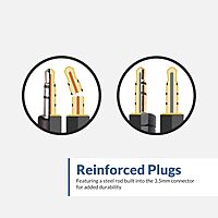 Cyber Acoustics Stereo PC Headset (AC-6008), 3.5mm Connection, Unidirectional Microphone with Flexible Boom for PC & Mac