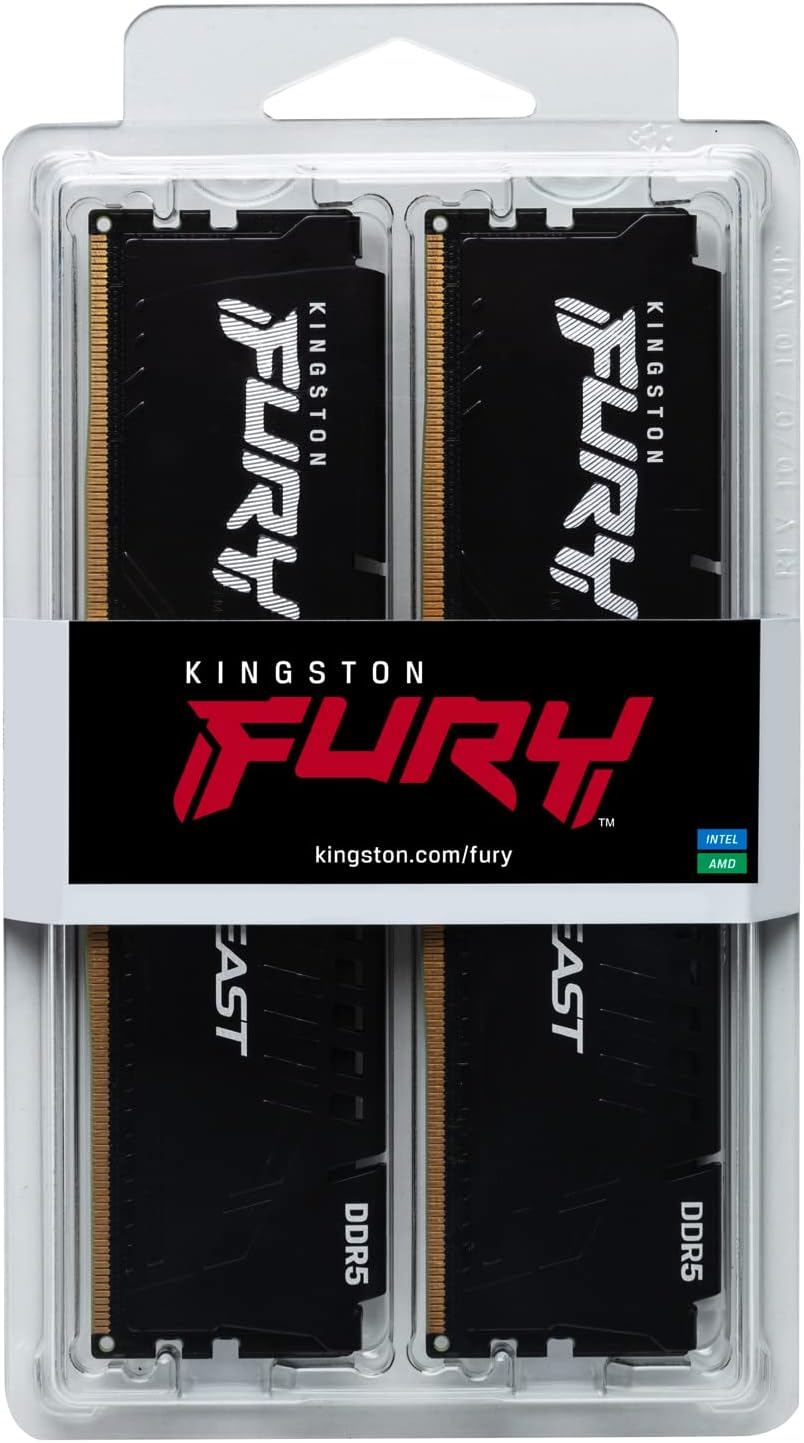 KINGSTON FURY Beast DDR5 5200MT/s CL40 Desktop Memory