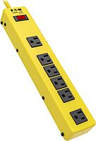 TRIPP LITE Heavy Duty Safety Power Strip, Metal Housing, Yellow