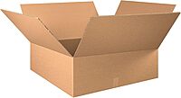 Double-Wall Heavy-Duty Corrugated Shipping Box - 30 x 30 x 12 in (Kraft)