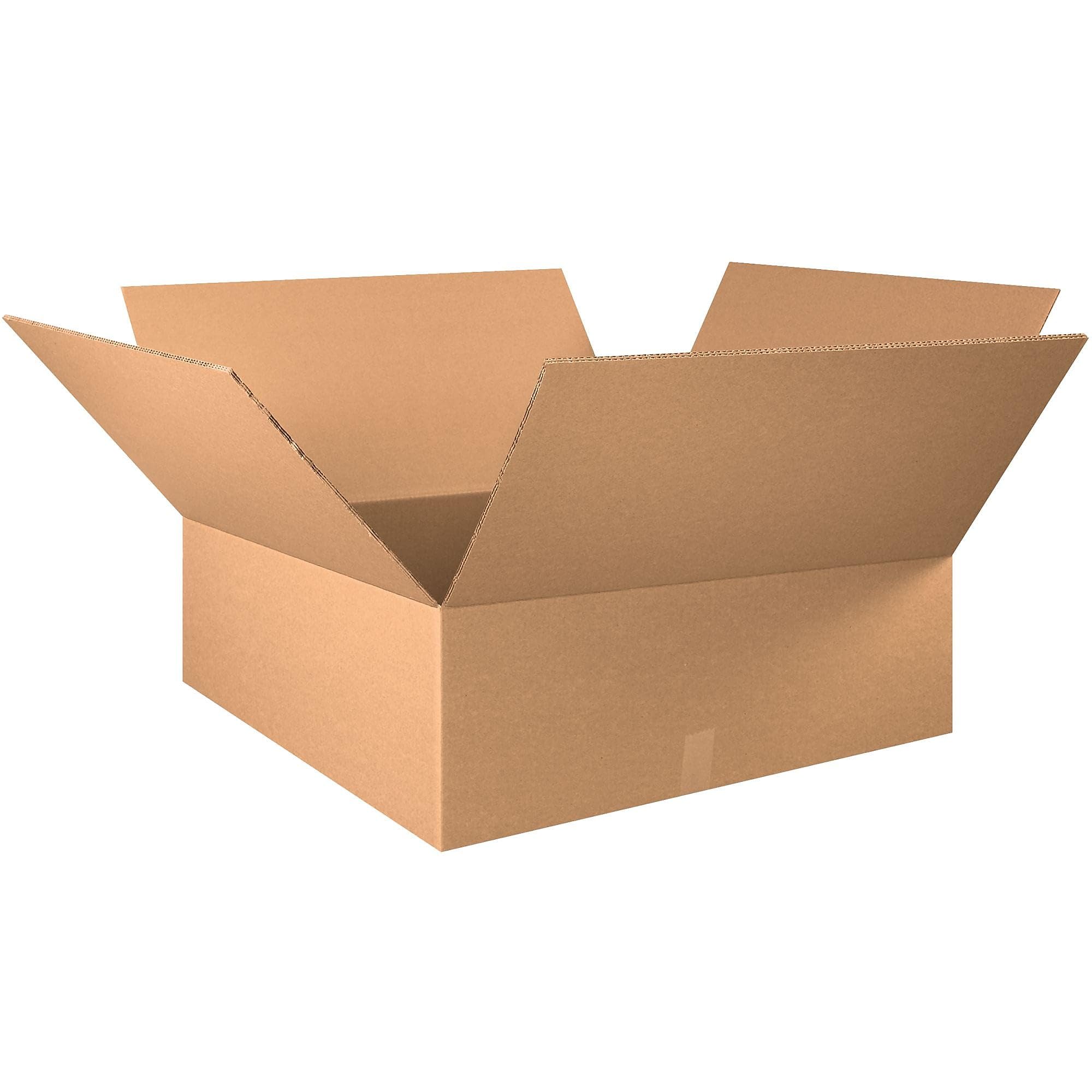 Double-Wall Heavy-Duty Corrugated Shipping Box - 30 x 30 x 12 in (Kraft)