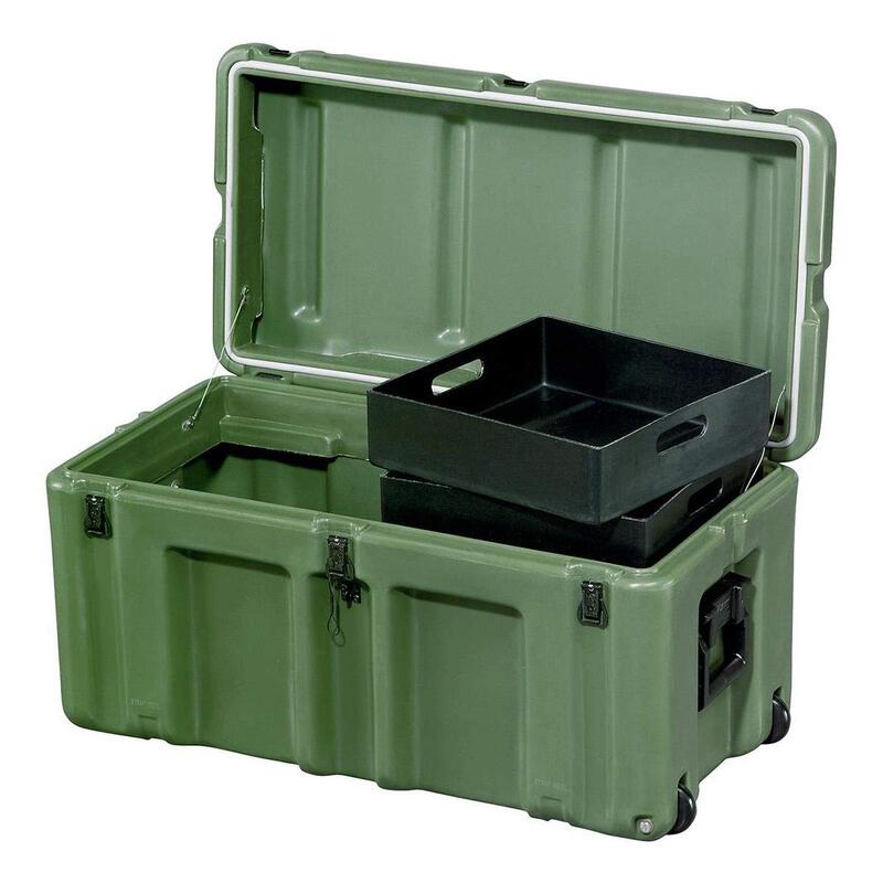 Pelican 472-FTLK-LG Footlocker for Movable Storage, Olive Drab Green