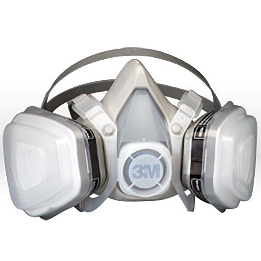 3M Half Facepiece Disposable Respirator Assembly 51P71, NIOSH Approved, Organic Vapor/P95 Respiratory Protection (OV/P95)