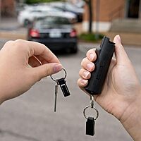 SABRE RED Hardcase Pepper Spray Keychain with Quick Release