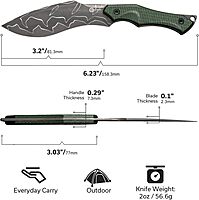 CIVIVI Vaquita II Fixed Blade Knife