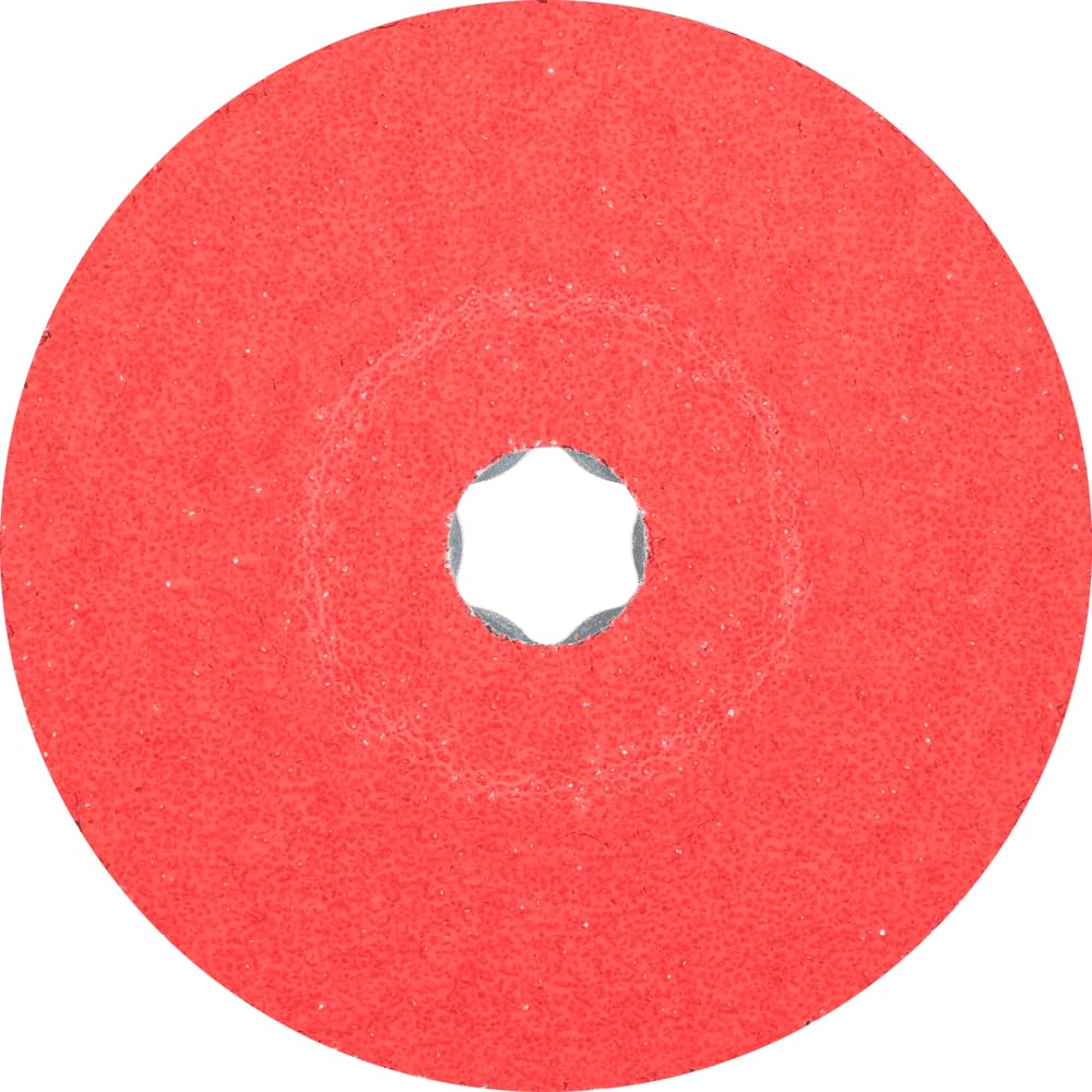 PFERD COMBICLICK® Fibre Disc, Ceramic Oxide CO-Cool, 5" Diameter, 12200 RPM, 36 Grit (Pack of 25) - Part 40733