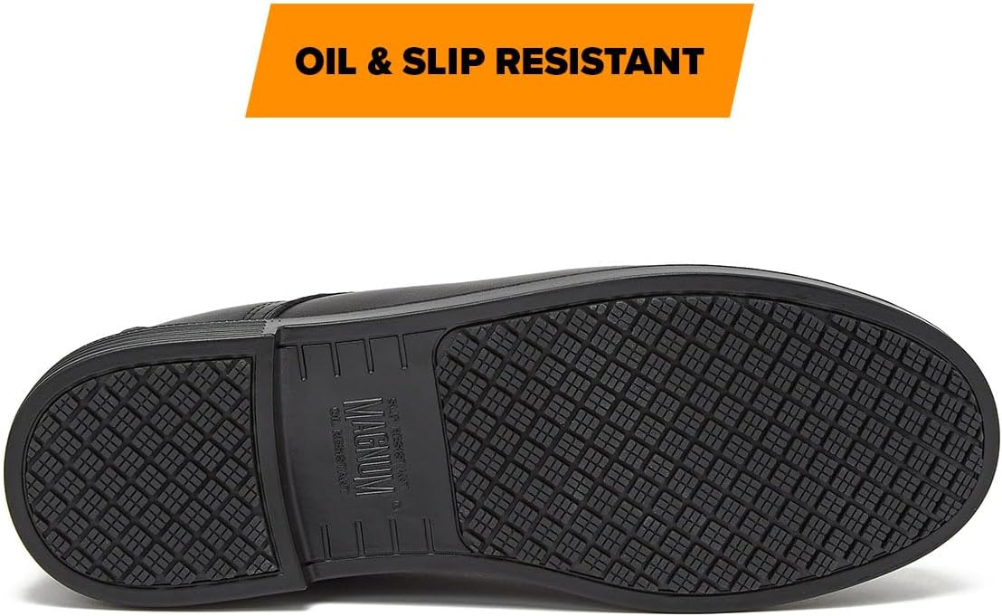 MAGNUM Active Duty Oxford Mens Slip Resistant Work Shoes