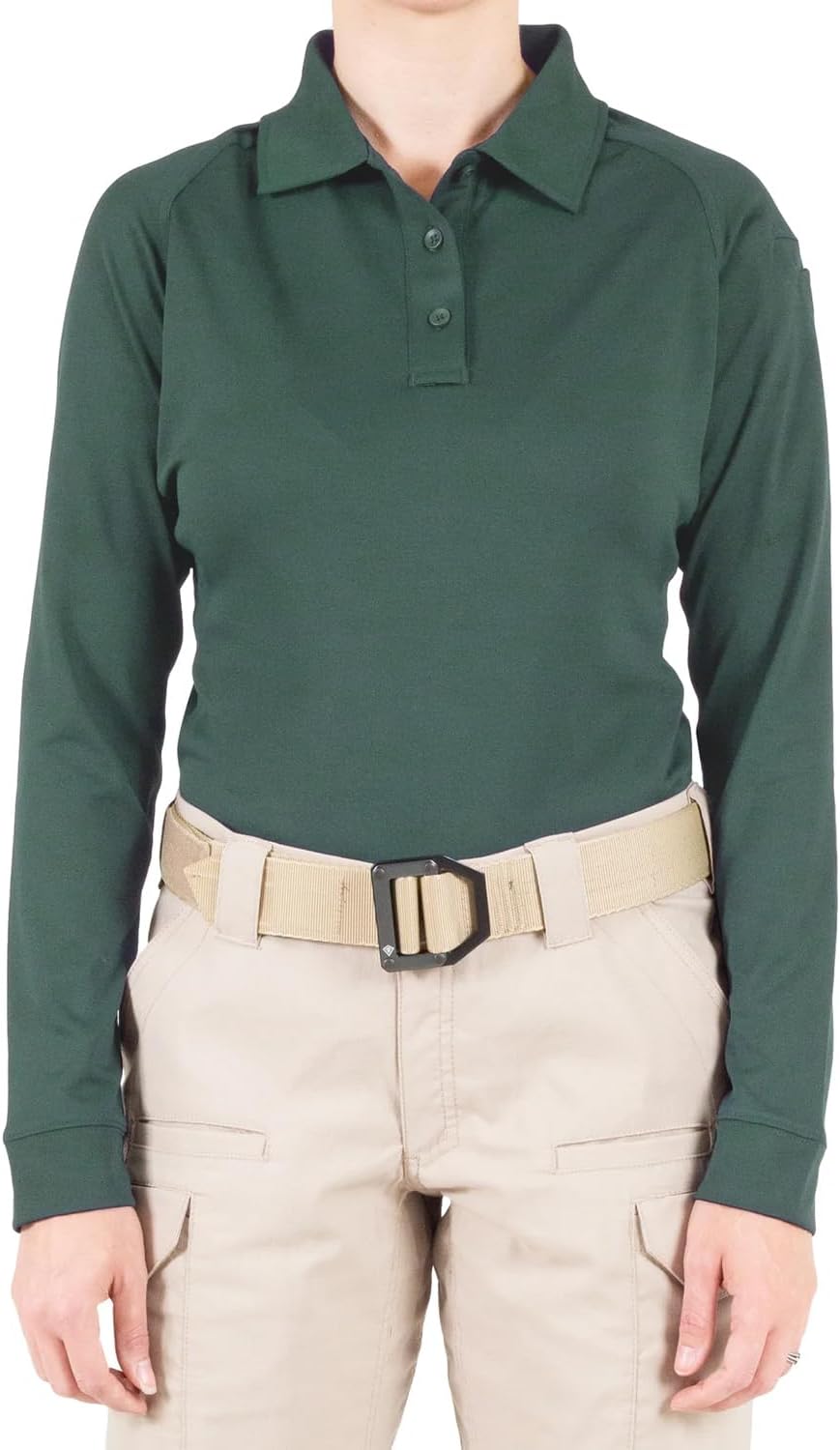 First Tactical Women's Performance Long Sleeve Polo