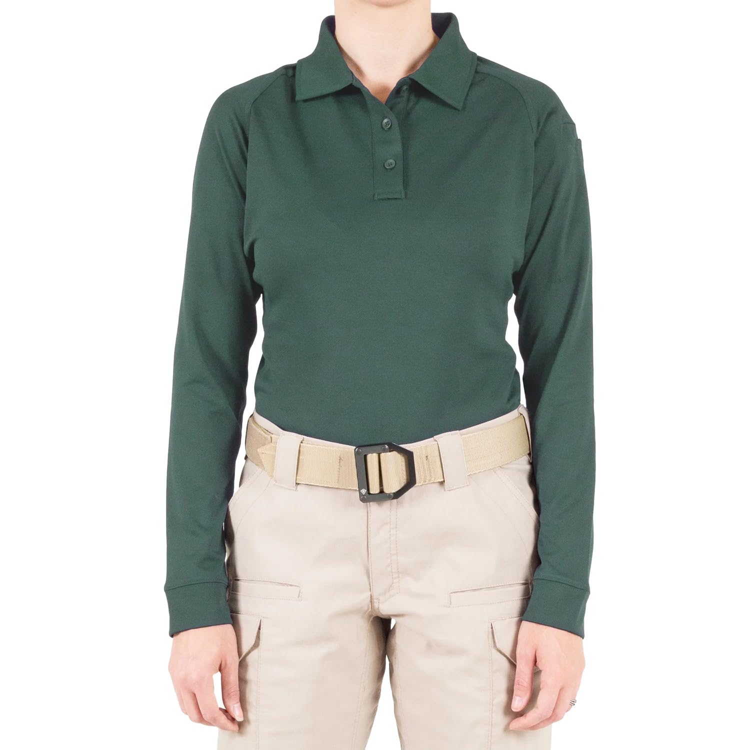 First Tactical Women's Performance Long Sleeve Polo