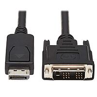 TRIPP LITE DisplayPort to DVI-D Adapter Cable (Latching, M/M)