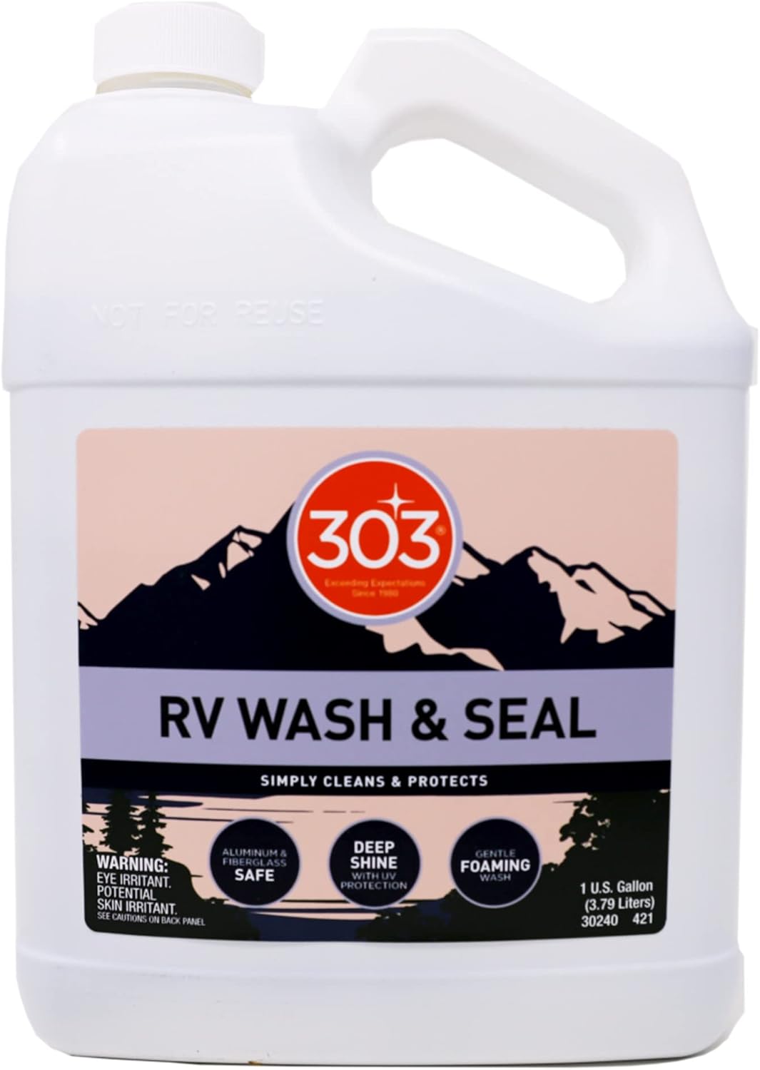 303 Products RV Wash & Seal - Clean, Streak-Free Finish, pH Neutral with High Foaming Formula