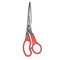 Westcott 8" All Purpose Value Stainless Steel Straight Scissors, Red Red, 1-Pack