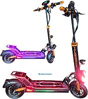 E10 Max Electric Scooter 2025, 2000W Motor, 48V Battery, LED Lights, 15/25/65 km/h, Foldable & Adjustable, with huge LED display meter,