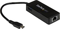 StarTech.com USB to Gigabit Ethernet Adapter with USB Port